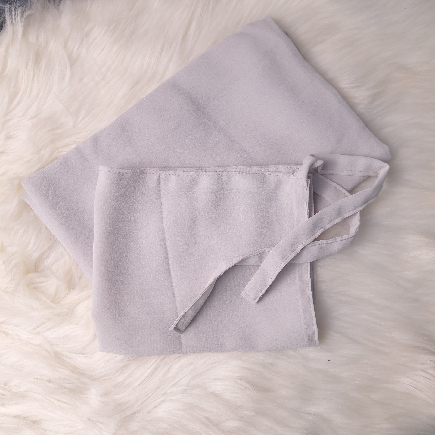 Hijab & Niqab Set - Ash Grey