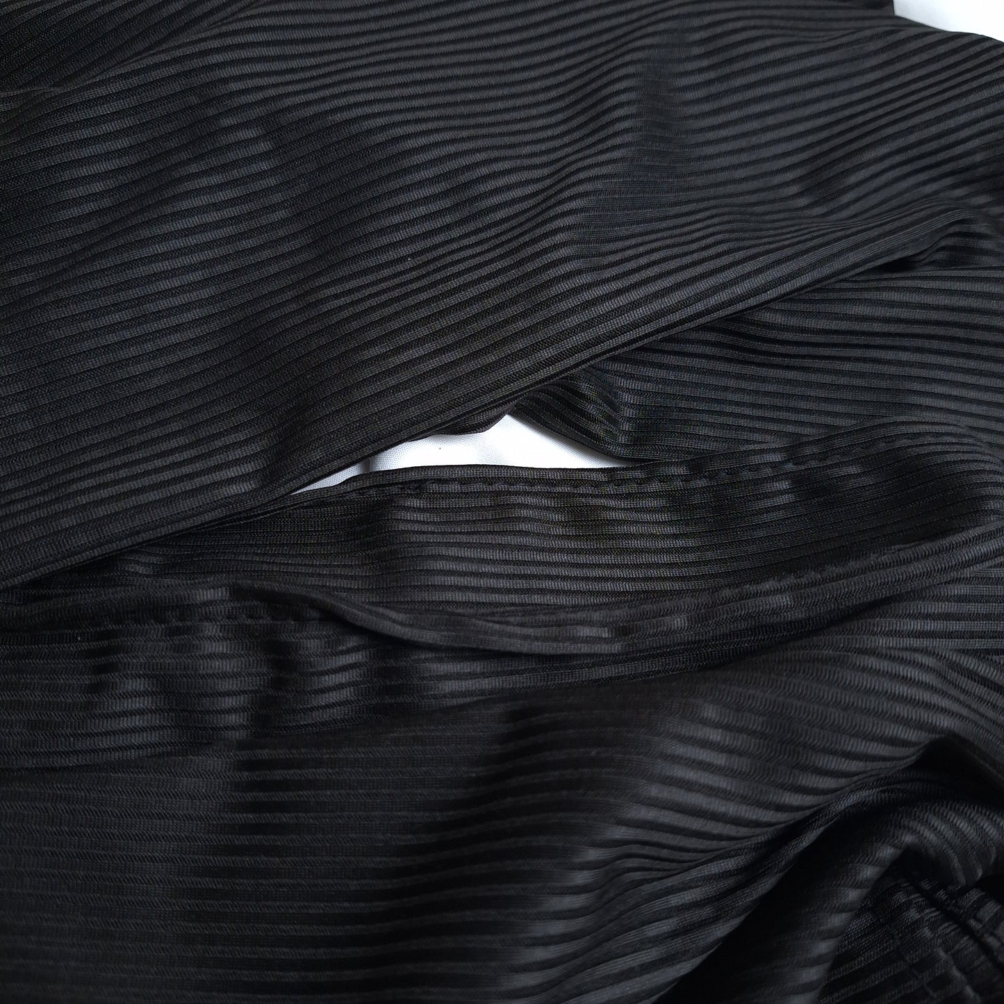 Ribbed Jersey - Deep Black