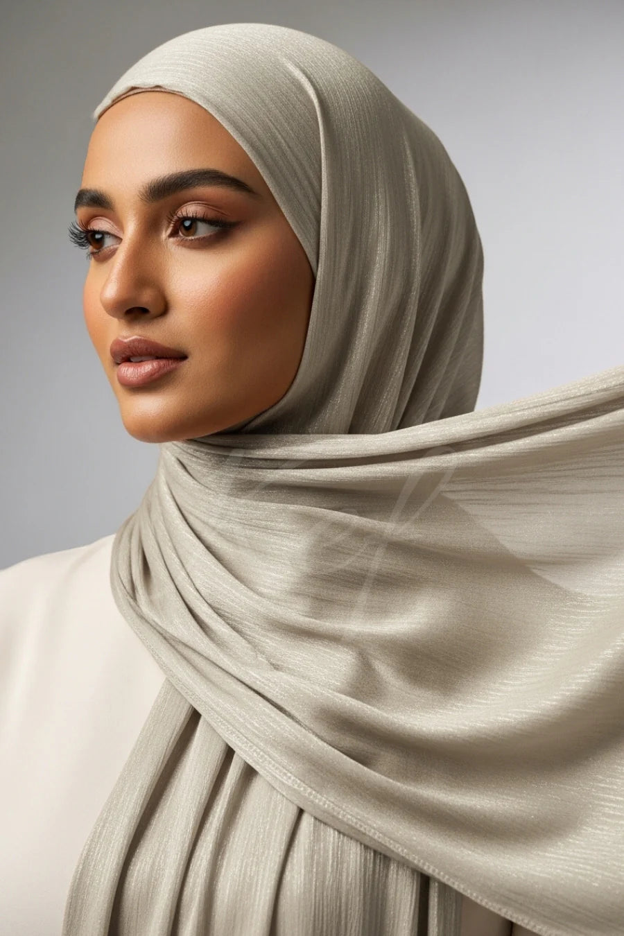 Luxe Organza Silk - Pearl Beige