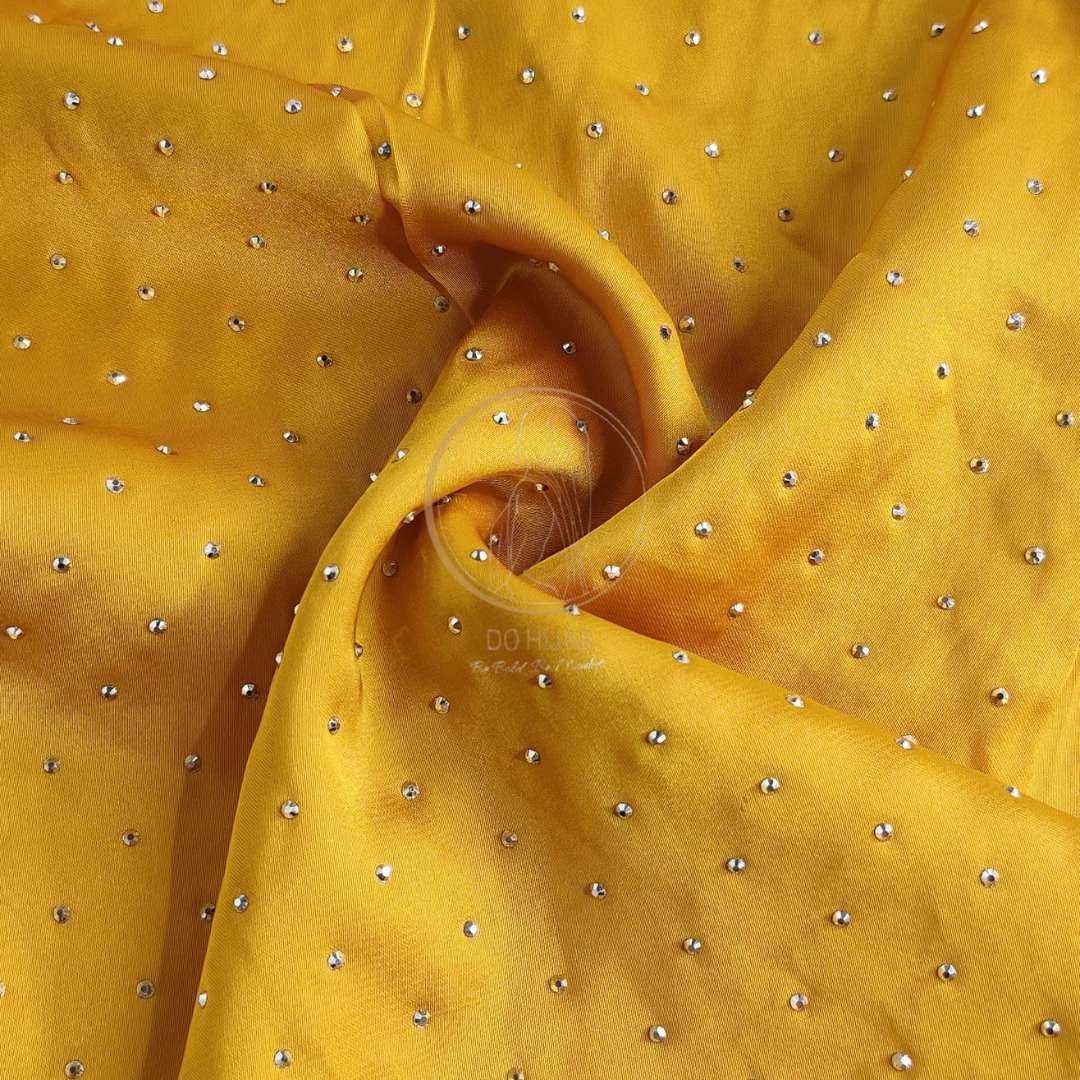 Satin Stone Silk - Mustard