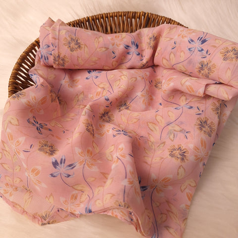 Printed Chiffon - Rosy Dusk