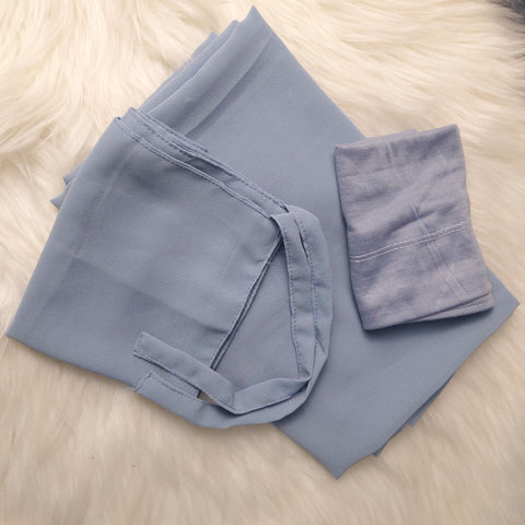 Hijab & Niqab Set - Ocean Blue