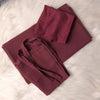 Hijab & Niqab Set - Dark Maroon