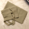 Hijab & Niqab Set - Muted Olive Beige
