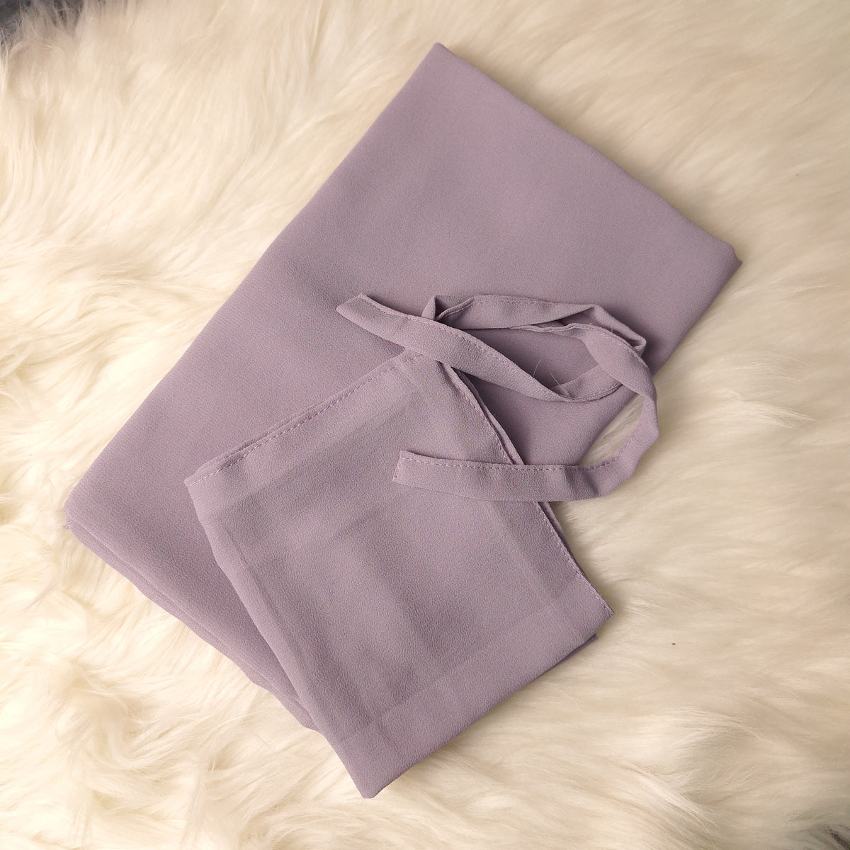 Hijab & Niqab Set - Dusty Purple