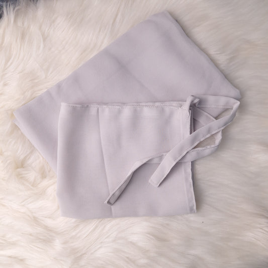 Hijab & Niqab Set - Ash Grey