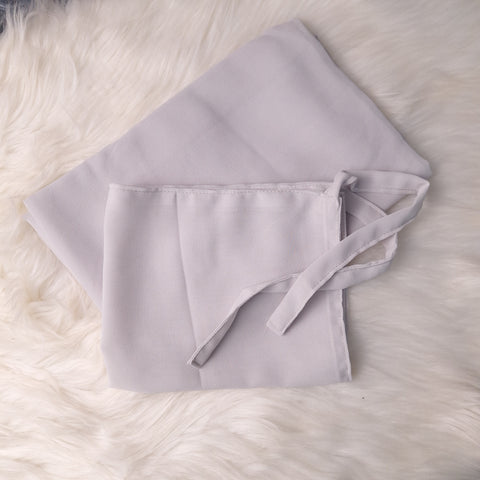 Hijab & Niqab Set - Ash Grey
