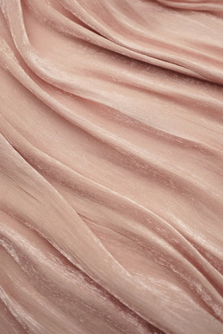 Luxe Organza Silk - Nude Peach