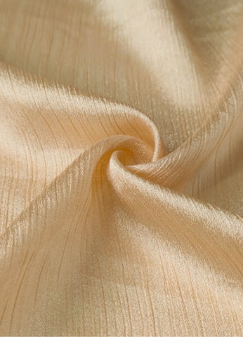 Crinkle Silk Hijab - Cream