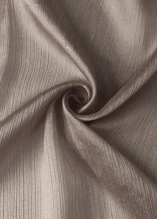 Crinkle Silk Hijab - Dusty Taupe
