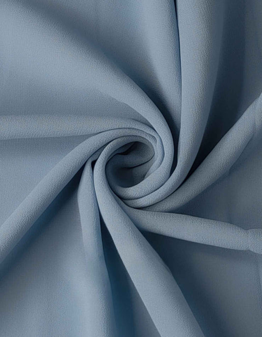 Georgette Chiffon - Grayish Blue