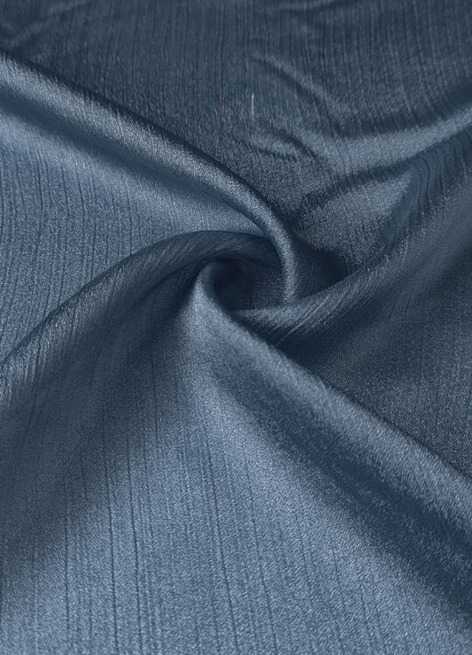 Crinkle Silk Hijab - Sapphire