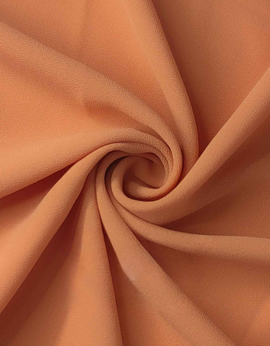 Georgette Chiffon - Vintage Peach