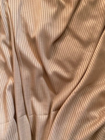 Ribbed Jersey - Latte