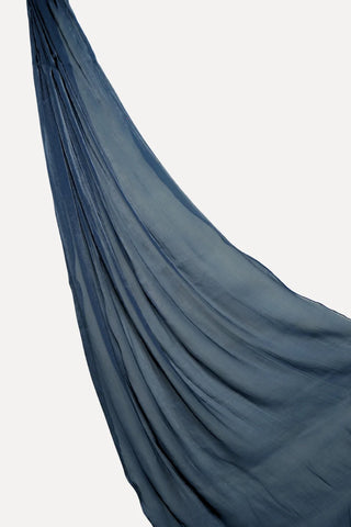 Luxe Organza Silk - Zinc