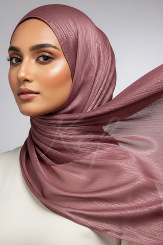 Luxe Organza Silk - Dusty Rose