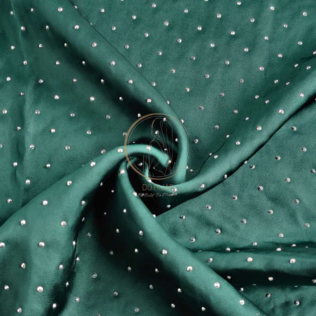 Satin Stone Silk - Emerald