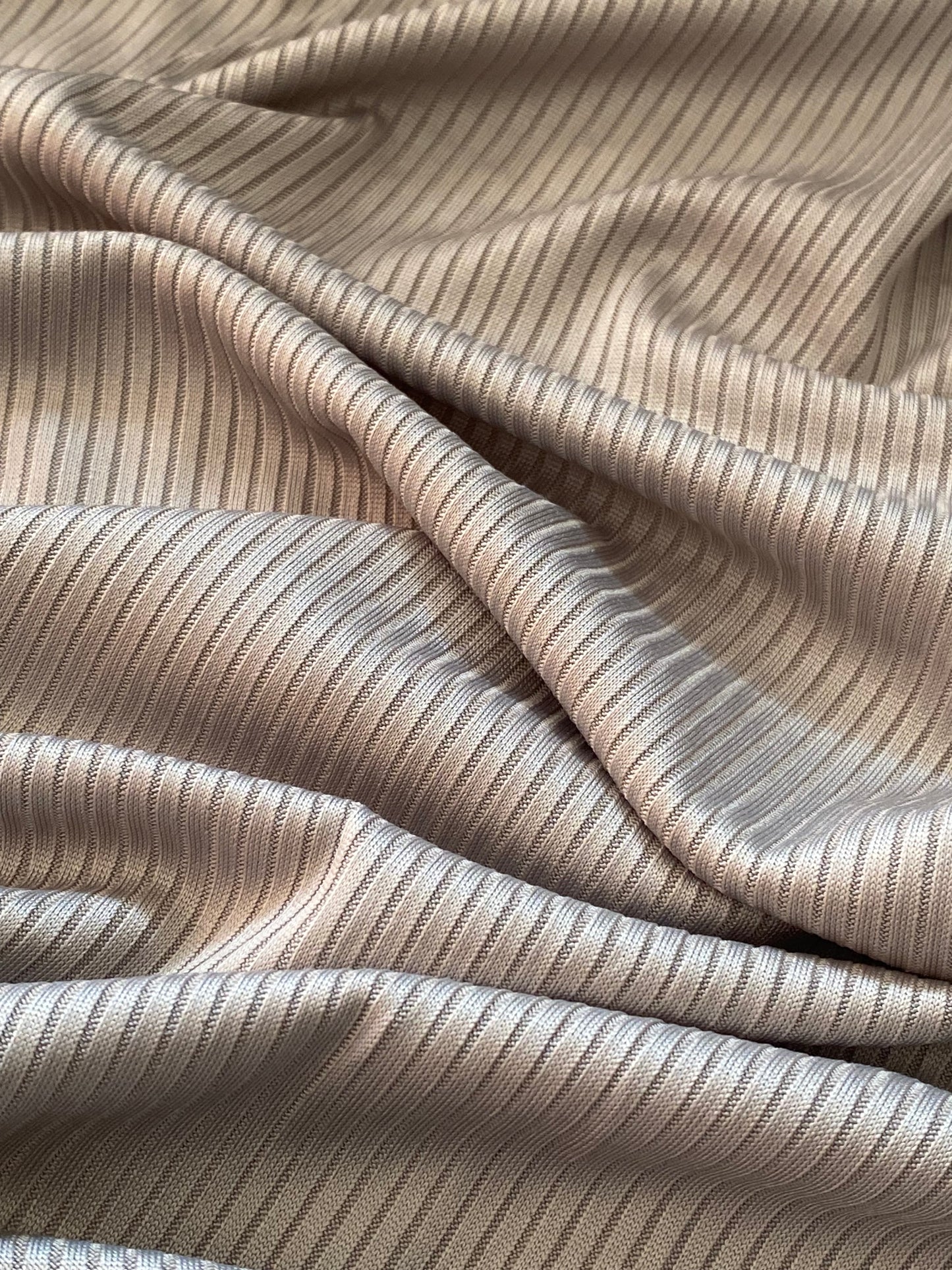 Ribbed Jersey - Silver Stone
