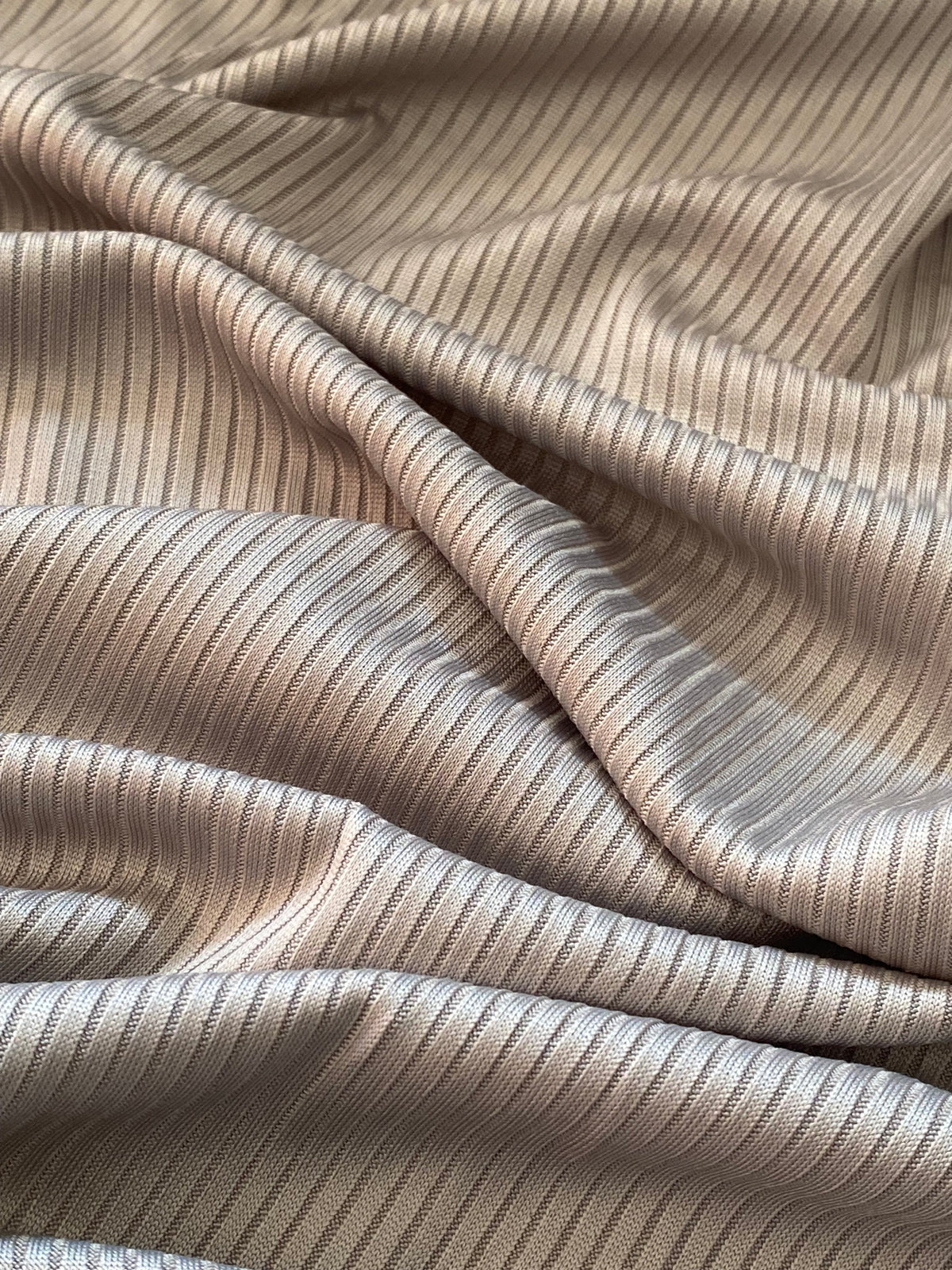 Ribbed Jersey - Silver Stone