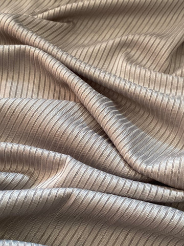 Ribbed Jersey - Silver Stone