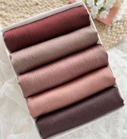 Crinkle Silk - Bundle Of 5 (Select Colours)