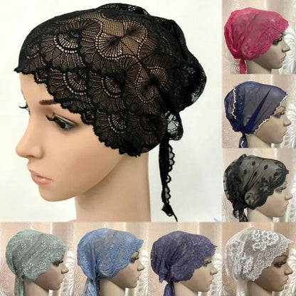 Cap Underscarf (Net & Tie-Back) – Black