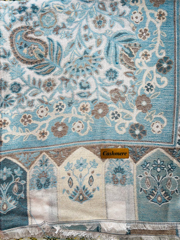 Cashmere Pashmina - Azure