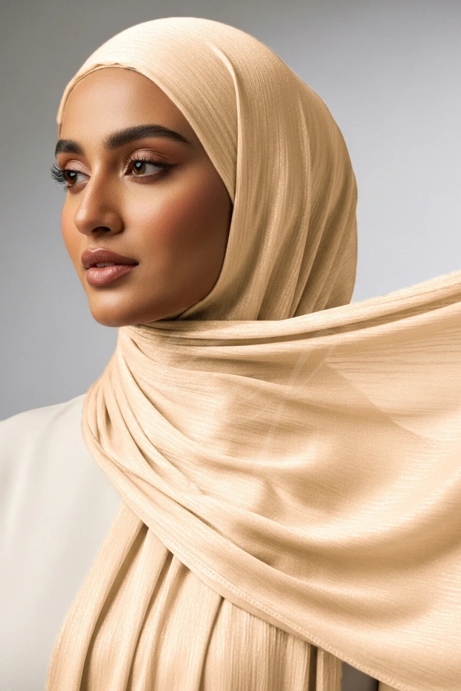 Luxe Organza Silk - Butter Cream