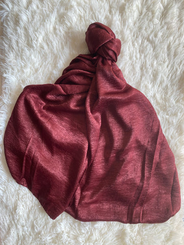 Velvet Silk - Dark Maroon
