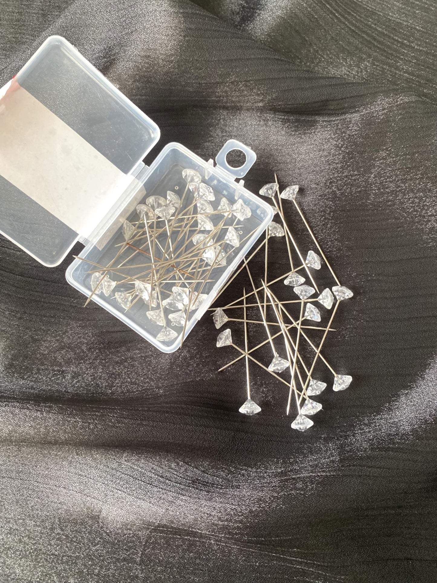 Diamond Head Pins - Crystal