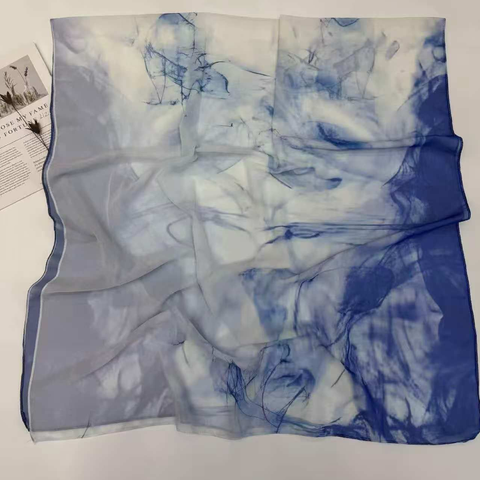 Digital Printed Chiffon - Mist
