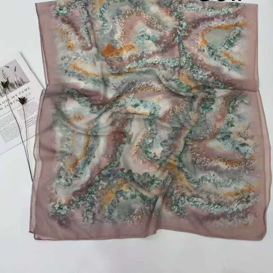 Digital Printed Chiffon - Petals