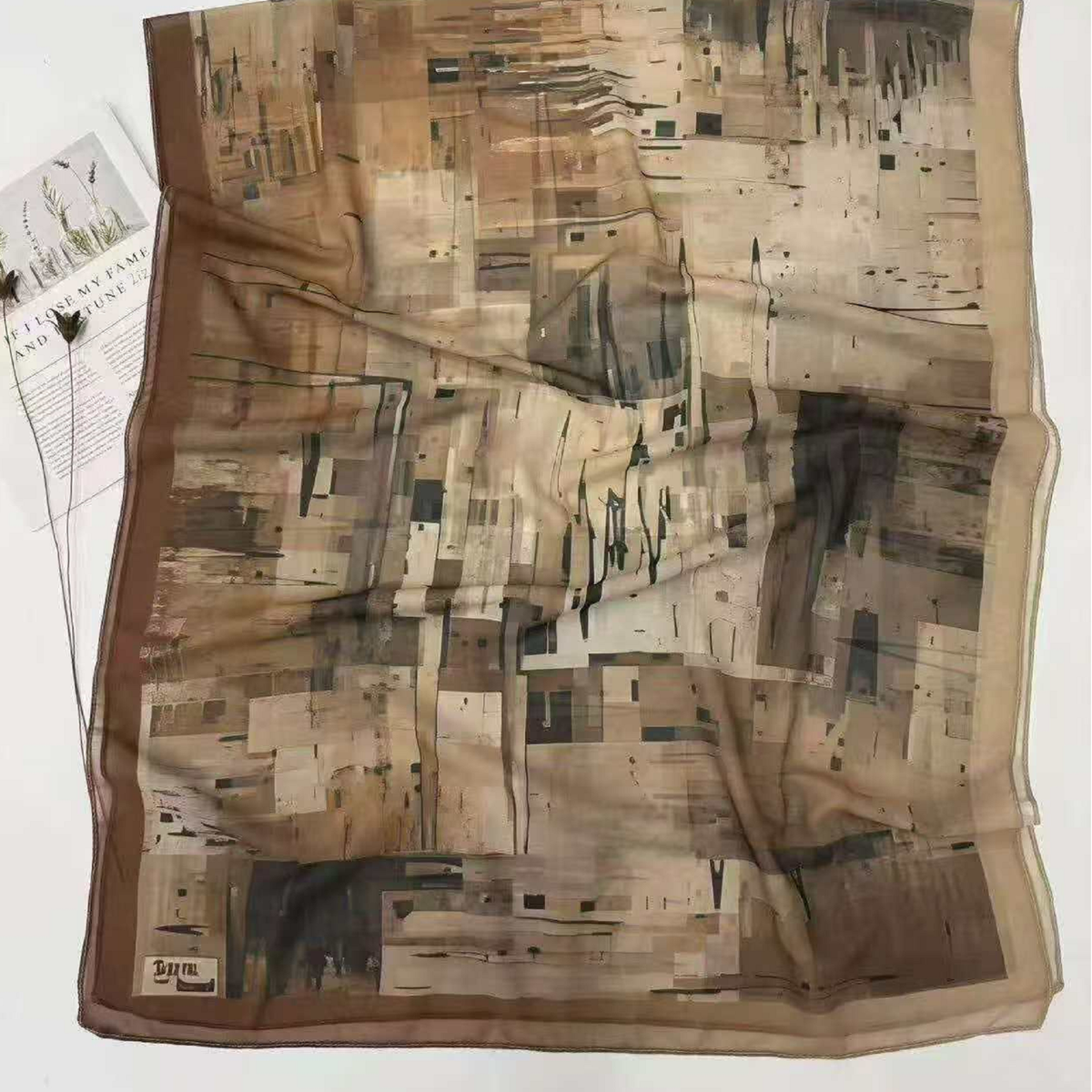 Digital Printed Chiffon - Vine