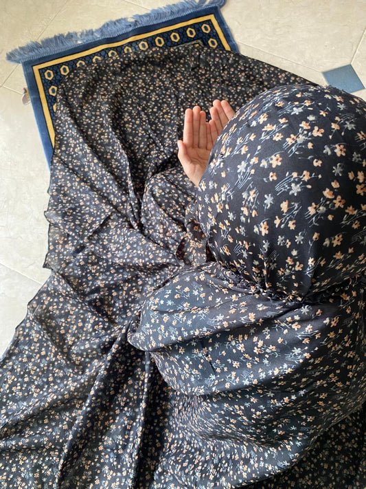 Full Size Namaz Chaddar - Cyclone Black