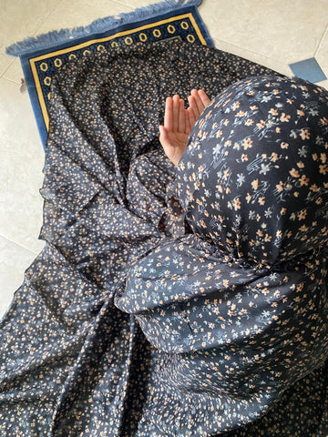 Full Size Namaz Chaddar - Cyclone Black