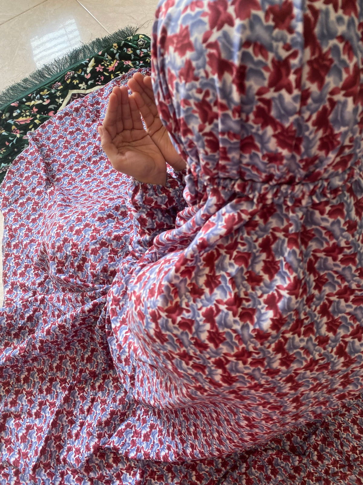 Full Size Namaz Chaddar - Floral Sukoon