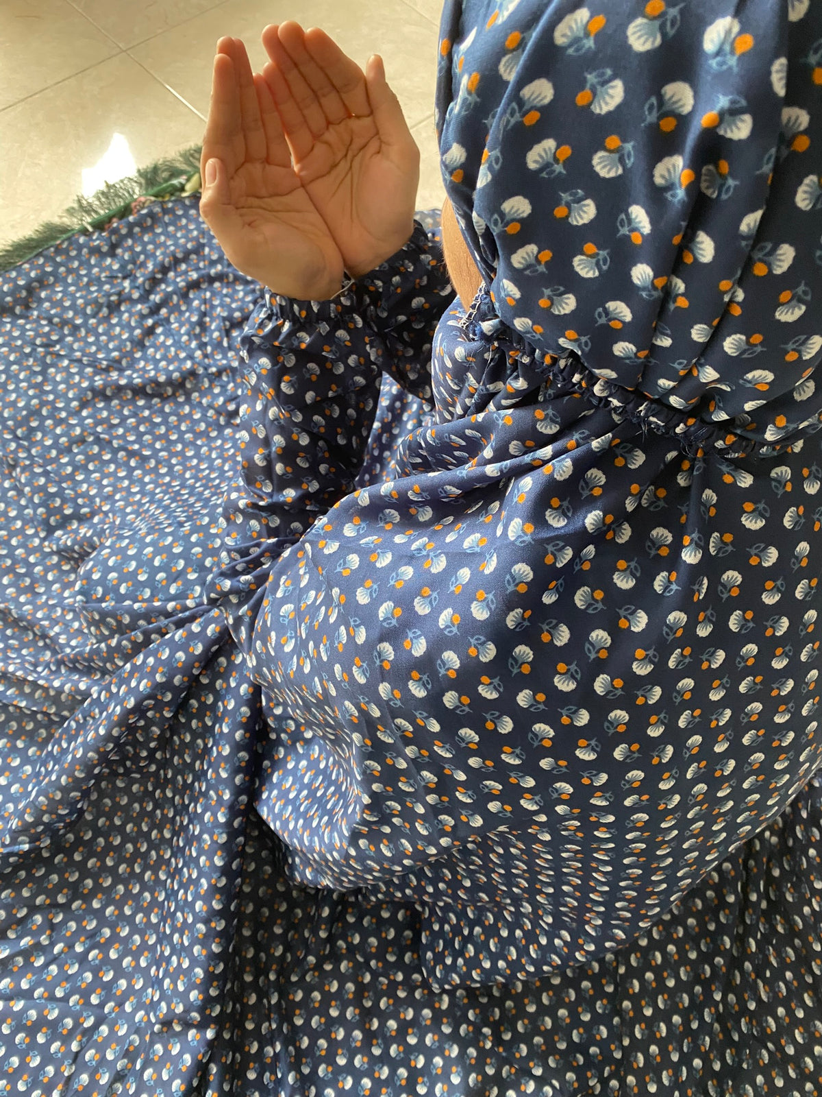 Full Size Namaz Chaddar - Haya Blue