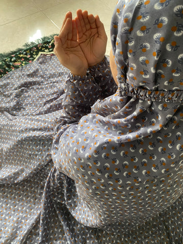 Full Size Namaz Chaddar - Haya Grey