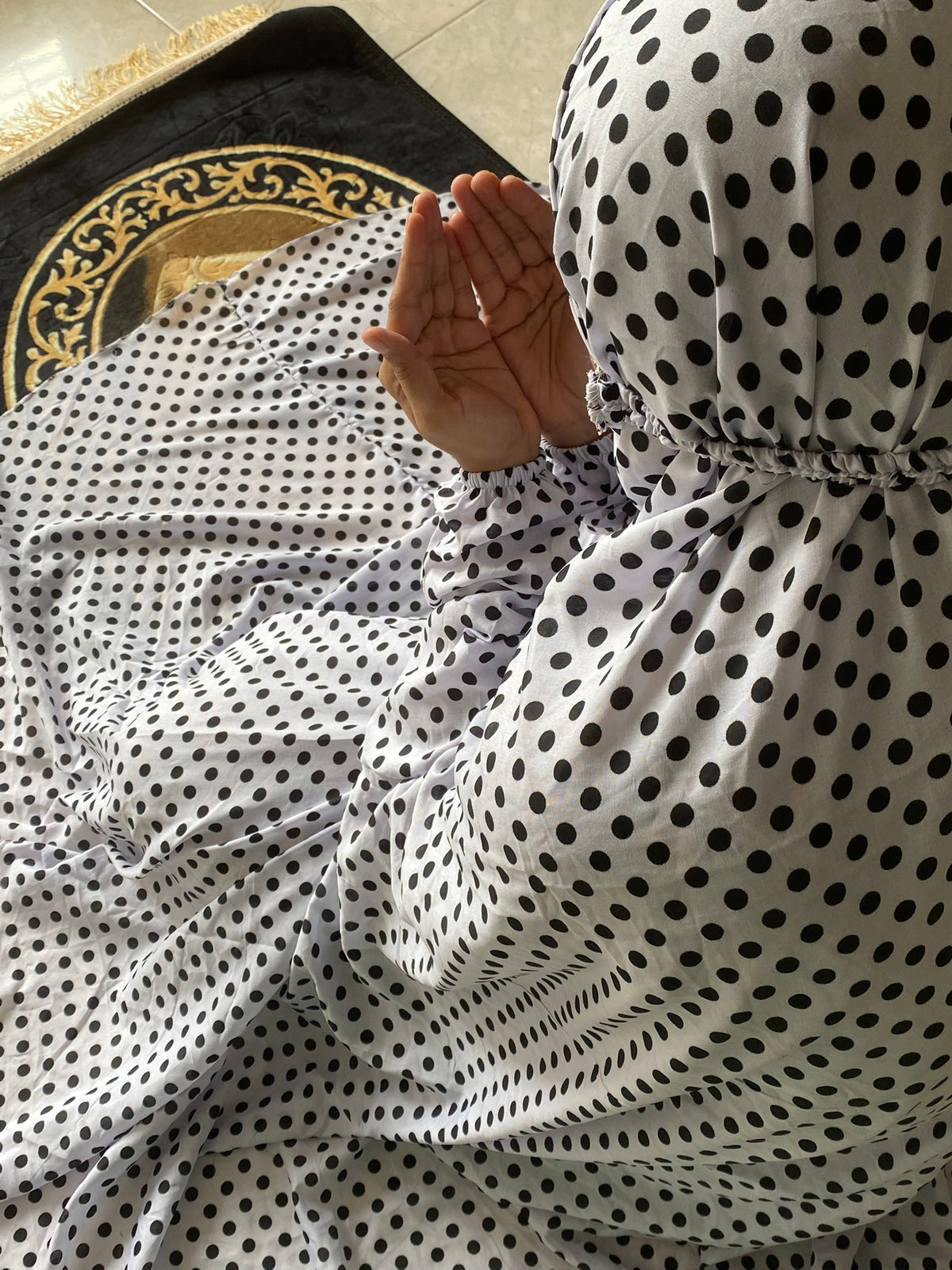 Full Size Namaz Chaddar - Pearl