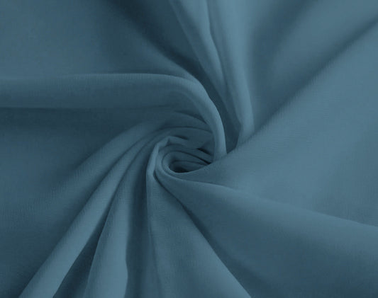 Georgette Chiffon - Ocean Blue