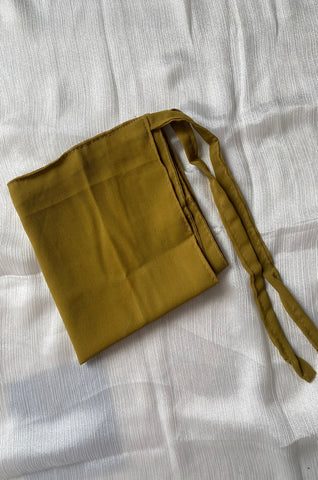 Half Niqab - Mehndi Green
