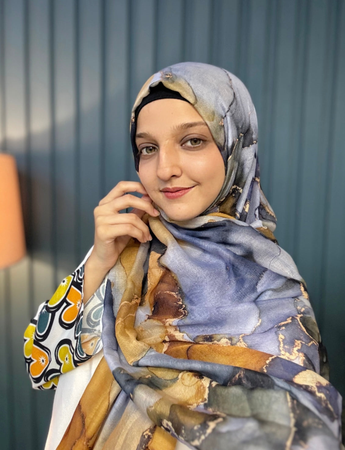 Modal Printed Hijab - Hijab-e-Hunar