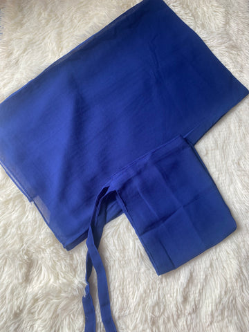 Hijab & Niqab Set - Royal Blue