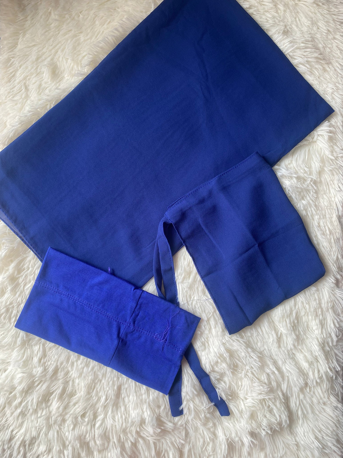 Hijab & Niqab Set - Royal Blue