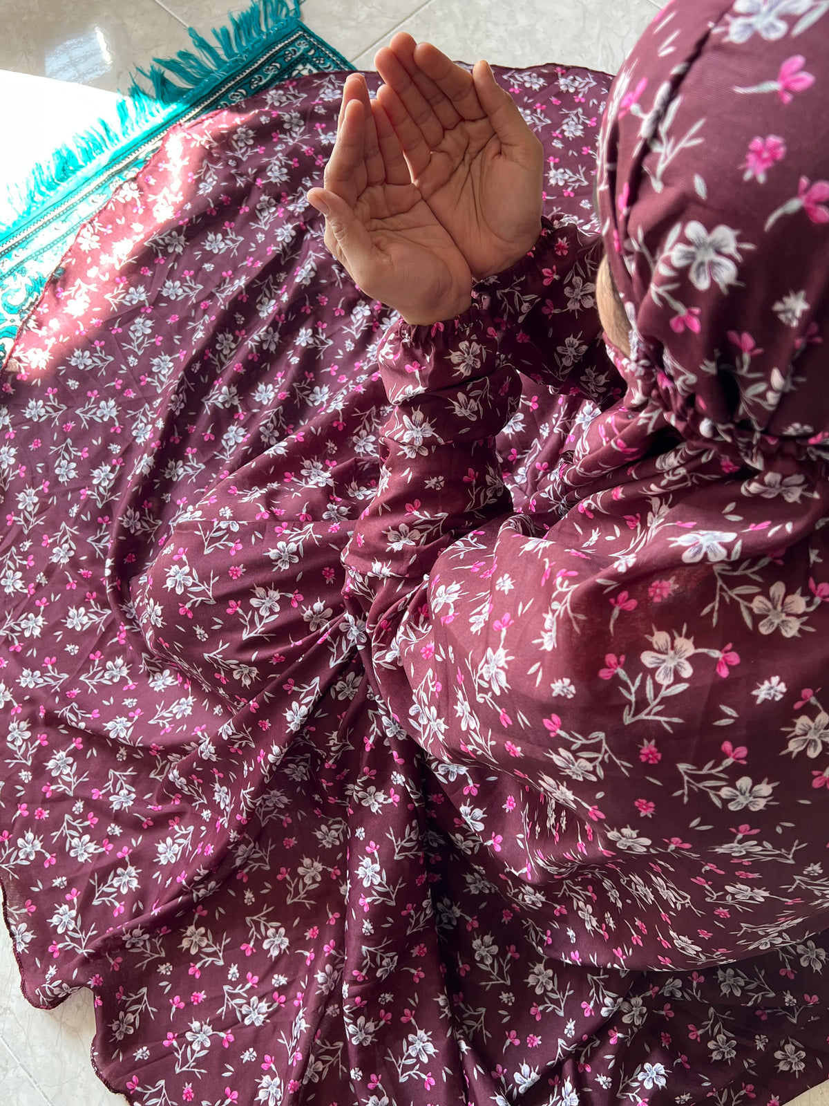 Full Size Namaz Chaddar - Ruby