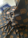 Kids Namaz Chaddar - Dark Grey Script
