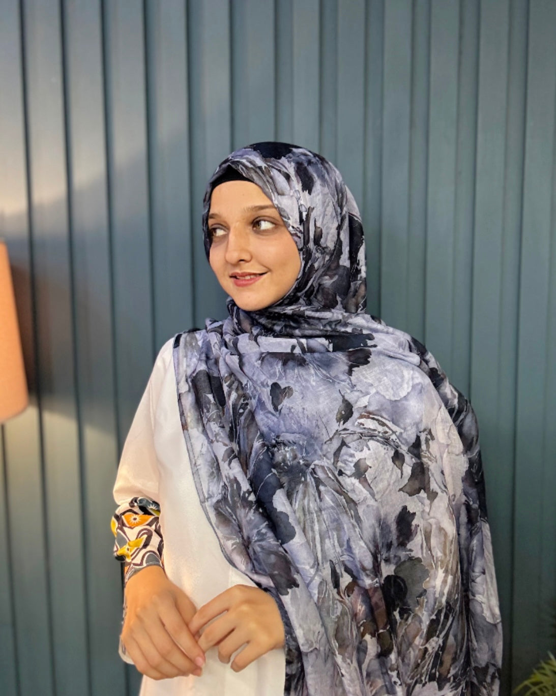 Modal Printed Hijab - Layali Luxe