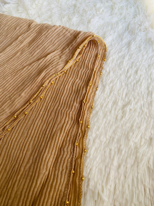 Luxe Crumbled Lawn - Beige