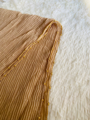 Luxe Crumbled Lawn - Beige