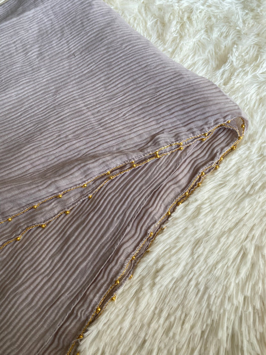 Luxe Crumbled Lawn - Nude Skin